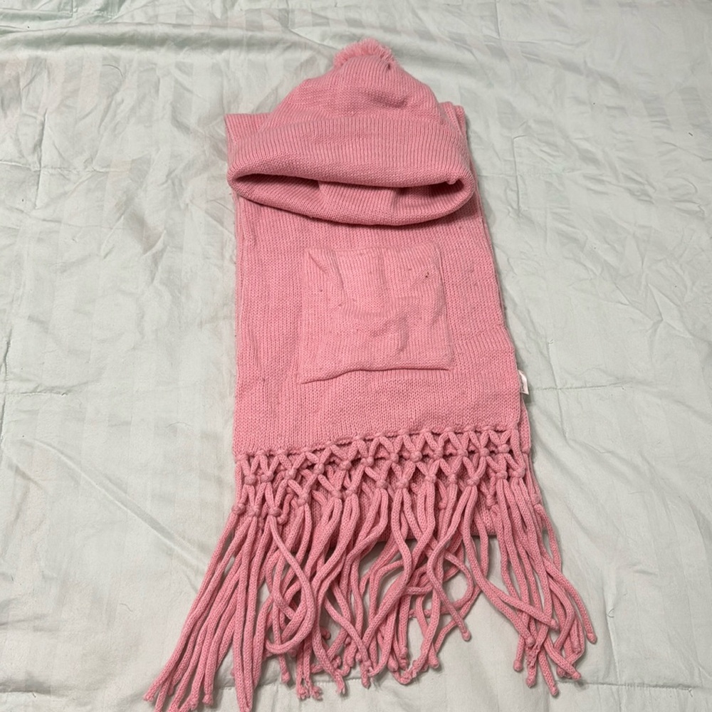 Scarf and hat combo